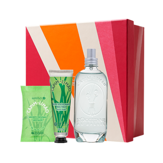 Combo Capim-Lim&atilde;o: Sabonete, Col&ocirc;nia e Creme de M&atilde;os